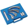 COFFRET LARYNGOSCOPE 4 LAMES LUMIERE CONVENTIONNEL
