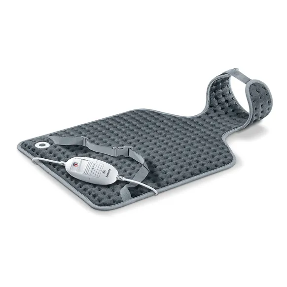 Coussin Chauffant Dos Et Nuque - 6 Niveaux De Température - Ultra Doux - Marque Sanitas - Neuf
