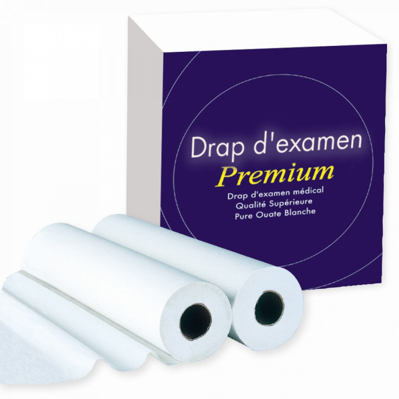 Draps d'examen premium 35 cm - 150 formats - Drexco Médical