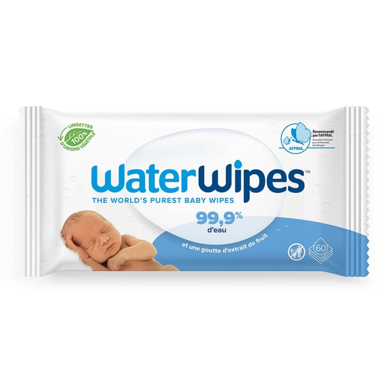 Lingettes pour bebe waterwipes - Drexco Médical