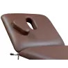 DIVAN AVEC TROU VISAGE LIFTBACK + TABOURET PONY chocolat (marron)