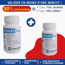 BANDELETTE DE CONTROLE PERAXY-TEST - 100 UNITES