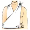 ECHARPE TRIANGULAIRE NON TISSEE