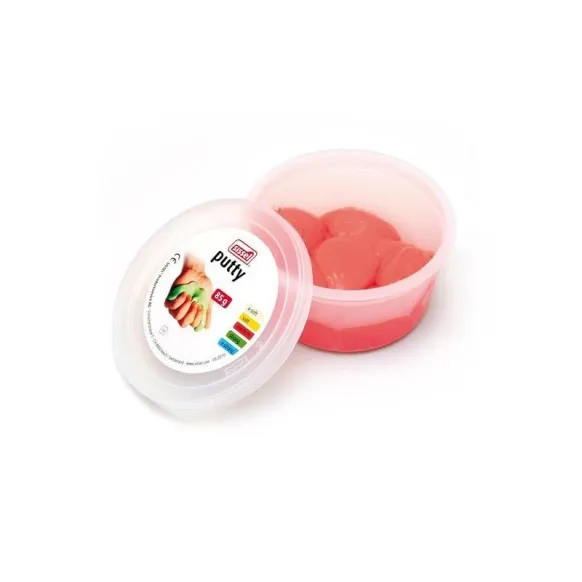 CanDo TheraPutty Antimicrobien, Pâte à Malaxer Rouge (souple) Pour Rééducation Et Renforcement Des Mains