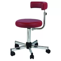 TABOURET ASSISE EPAISSE DOSSIER ROTATOIRE M1