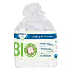 COTON RECTANGLE BIO STERILUX PADS