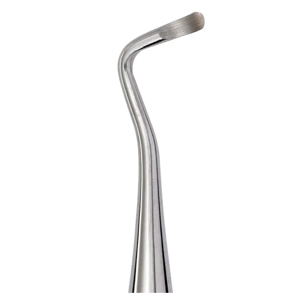 CURETTE DOUBLE 17 CM PETITE SPATULE INOX