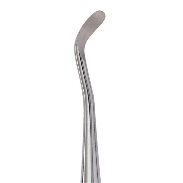 CURETTE DOUBLE 17 CM GRANDE SPATULE INOX