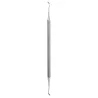 CURETTE DOUBLE 17 CM GRANDE SPATULE INOX