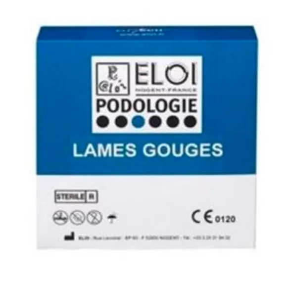 LAMES DE GOUGES STERILE FORME RONDE ELITECH