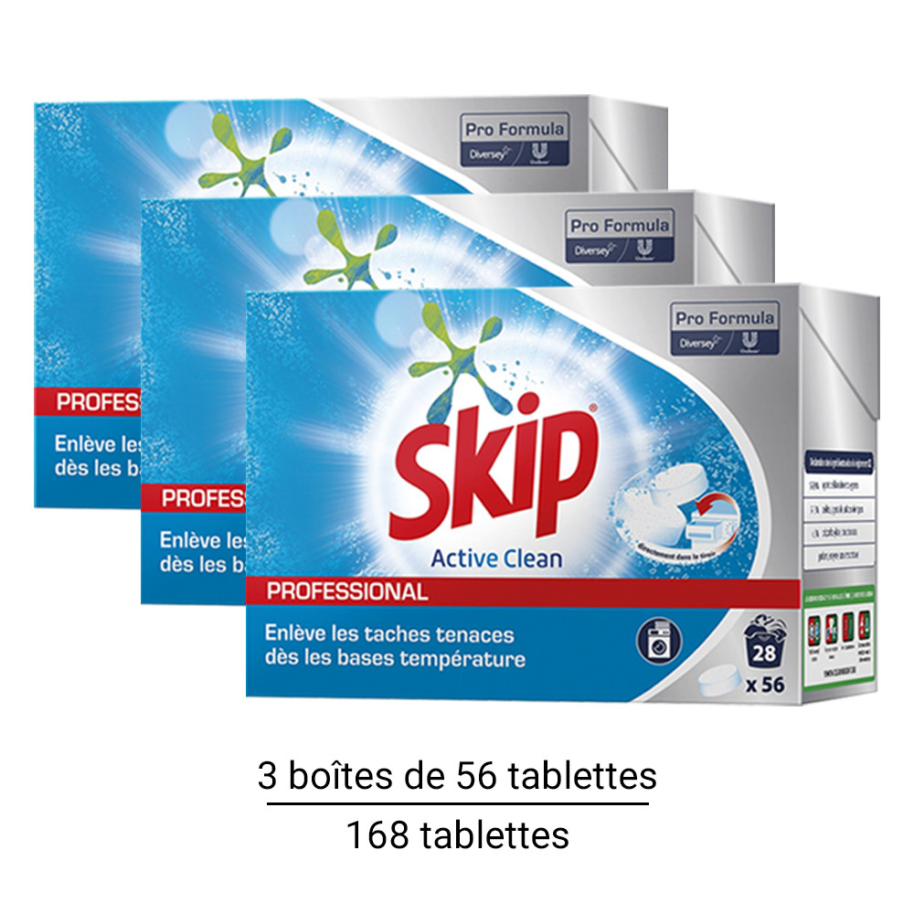 Lessive tablettes actigels skip - Drexco Médical