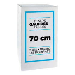 DRAPS D'EXAMEN MICRO-GAUFRÉS COLLES 35 CM - 135 FORMATS