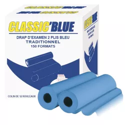 DRAPS D'EXAMEN BLEU 38 CM - 150 FORMATS