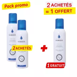 PACK EAU THERMALE SAUBUSSE 150 ML 2 ACHETES + 1 OFFERT