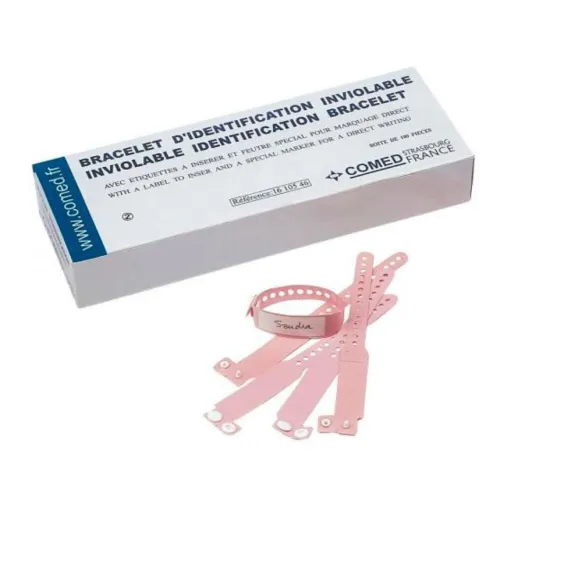 BRACELET D'IDENTIFICATION - LOT DE 100