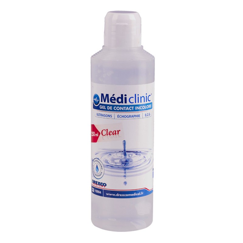 Gel ultrason blanc medi'gel 250 ml - Drexco Médical