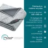 COUVERTURE CHAUFFANTE DOUCE HD 75 NORDIC GREY GREEN PLANET