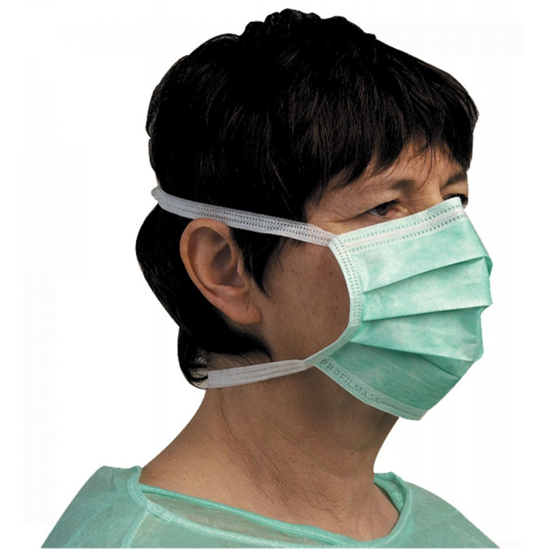 Masques chirurgicaux à lanières - boite de 50 - Drexco Médical