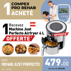 PACK COMPEX PRO REHAB + 1 JUST PERFECTO AIRFRYER 4L