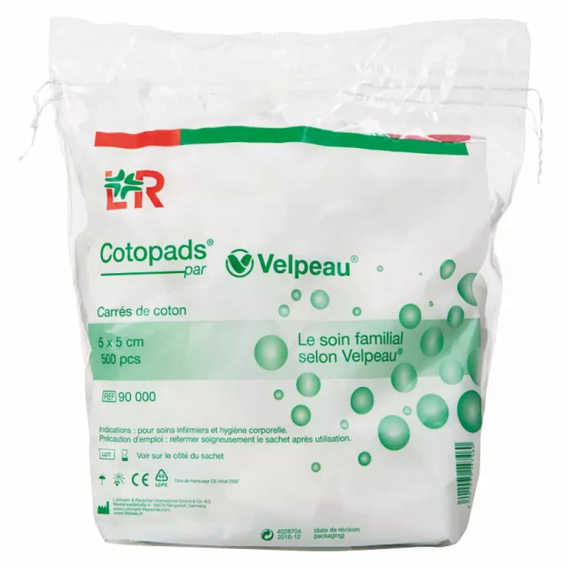 COTON CARRÉ COTOPADS COTON CARRÉ COTOPADS