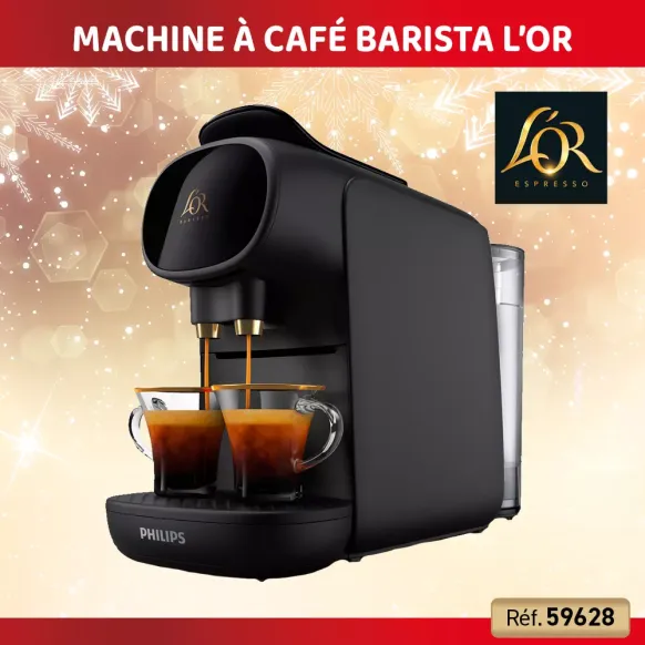 MACHINE À CAFÉ BARISTA L’OR