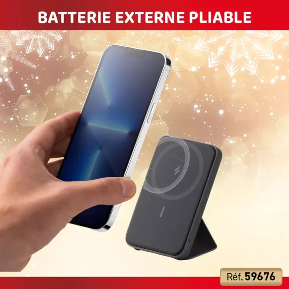 BATTERIE EXTERNE PLIABLE