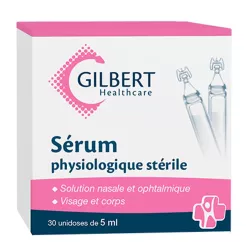 SERUM PHYSIOLOGIQUE GILBERT 100 UNIDOSES 5 ML