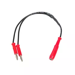 CÂBLE 15 CM – PRISE FEMELLE & MÂLE 2 MM BIFURCATION Y