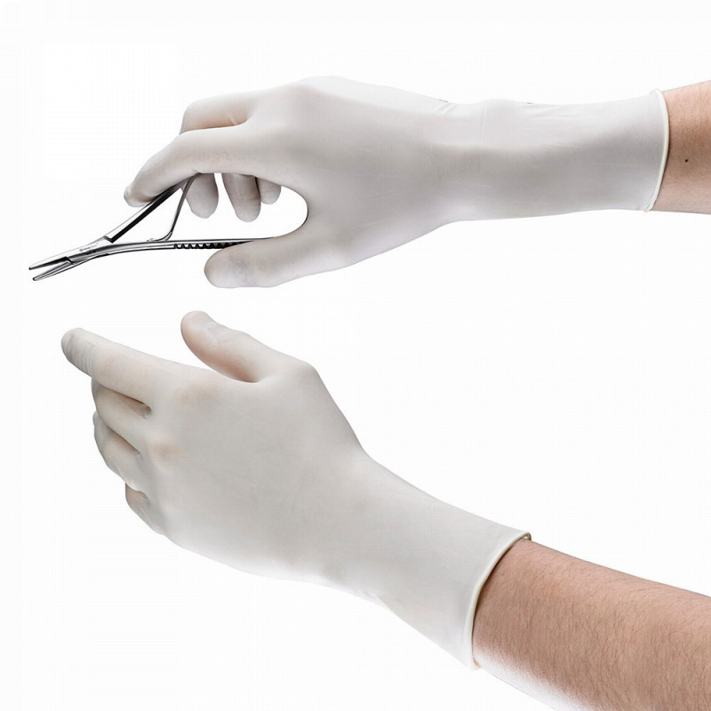 Gants latex de chirurgie anatomique stériles - Drexco Médical