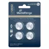 PILES BOUTON LITHIUM CR2032 3 V FIABILITÉ MEDIARANGE - lot de 4 piles
