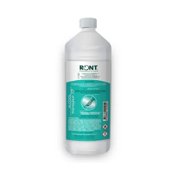 ALCOOL ISOPROPYLIQUE 70° RECHARGE DÉSINFECTION RONT - bidon de 1 l
