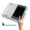 Électrocardiographe 6 pistes écran tactile 7" avec interprétation Cardio Beta 6 - Blanc
