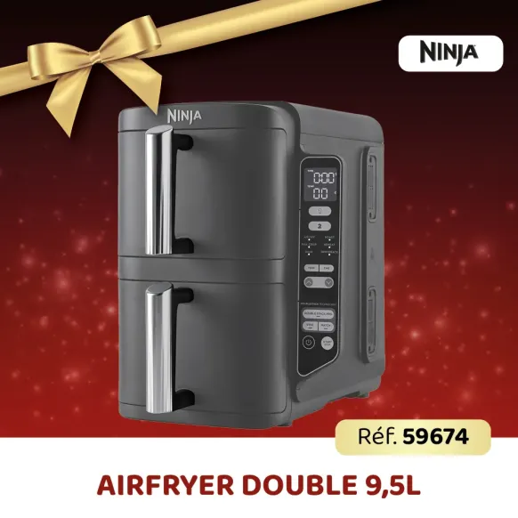 AIRFRYER DOUBLE - 9.5 L - NINJA