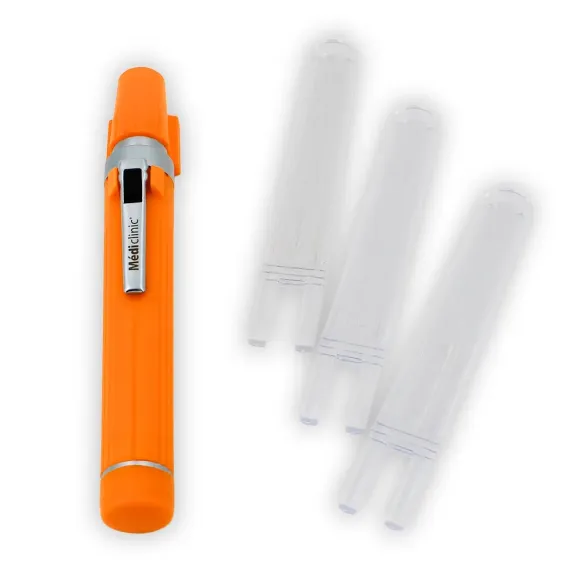 LAMPE PORTE ABAISSE LANGUE COLOR LED ORANGE