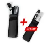 PACK OTOSCOPE FO + LAMPE PORTE ABAISSE LANGUE COLOR LED - NOIR