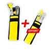 PACK OTOSCOPE FO + LAMPE PORTE ABAISSE LANGUE COLOR LED - JAUNE