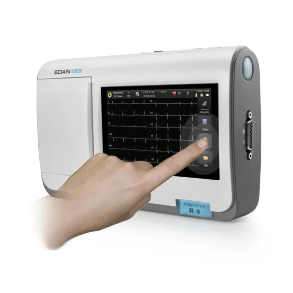 ECG 3 PISTES SE-301 GRAND ÉCRAN TACTILE EDAN - écran 5 pouces