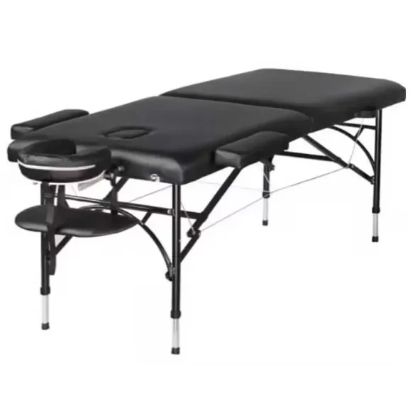 TABLE DE MASSAGE PLIANTE ALPHA ALU LÉGÈRE MEDICLINIC - aluminium