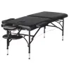 TABLE DE MASSAGE PLIANTE ALPHA ALU LÉGÈRE MEDICLINIC - aluminium
