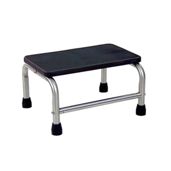 MARCHE-PIED INOX 1 MARCHE ANTIDÉRAPANT MEDICLINIC - 39 x 26 x 20 cm