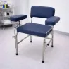 CHAISE DE PRELEVEMENT MEDICLINIC ACCOUDOIRS RÉGLABLES MEDICLINIC - coloris bleu