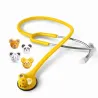 STÉTHOSCOPE ENFANT SIMPLE PAVILLON BAGUE ANTI-FROID MEDICLINIC - 5 clips animaux