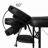 TABLE DE MASSAGE PLIANTE ALPHA ALU LÉGÈRE MEDICLINIC - aluminium