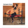 BANC DE MUSCULATION PRO MAX PLIABLE CARE - banc de musculation