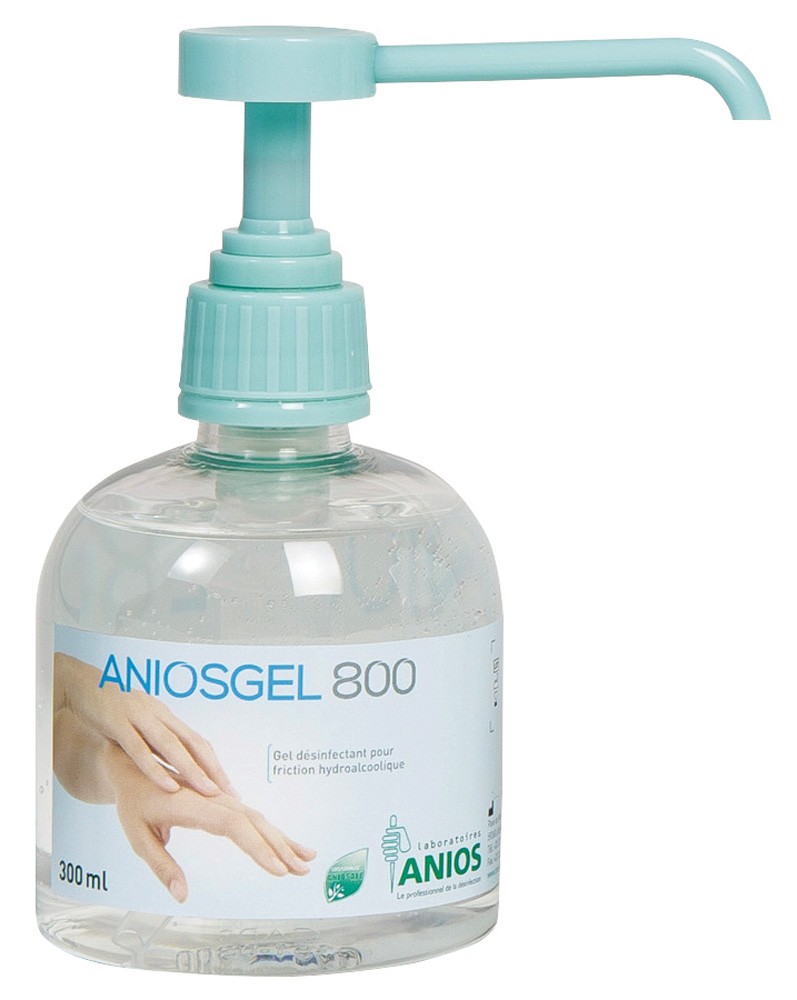 Gel hydroalcoolique Aniosgel - Lot de 12 flacons de 500 ml 