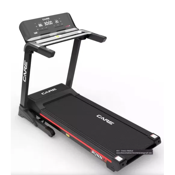 TAPIS DE COURSE CONNECTÉ RUNNER 20 KM/H CARE - appareil de fitness