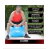 BALLON ABS ANTI ECLATEMENT AVEC POMPE STABILITÉ CARE FITNESS - 65 cm