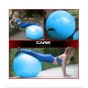 BALLON ABS ANTI ECLATEMENT AVEC POMPE STABILITÉ CARE FITNESS - 65 cm