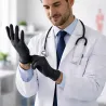 GANTS NITRILE NON POUDRÉS NOIR MEDICLINIC - boîte de 100