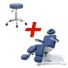 PACK FAUTEUIL SIGMA 3 ÉLECTRIQUE TABOURET OFFERT MEDICLINIC - bleu california